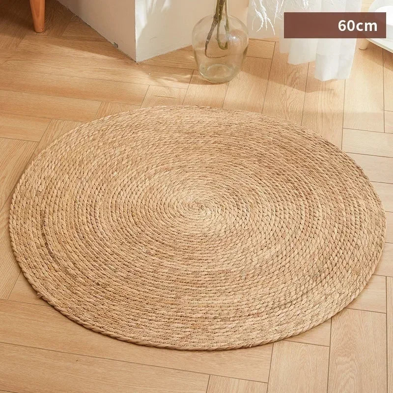 Boho-Inspired Rattan Cat Mat – Dual-Purpose Scratching Pad & Cozy Lounger
